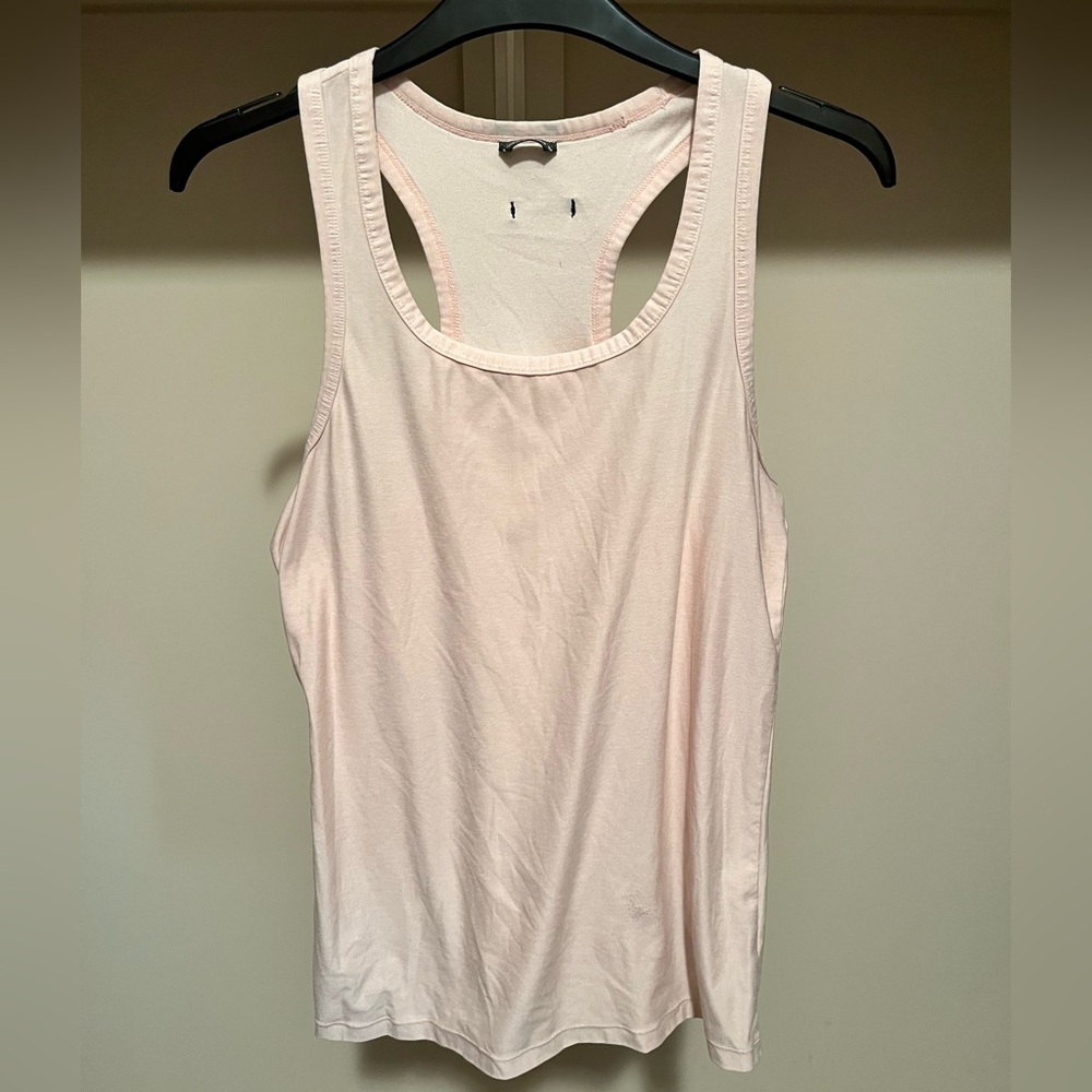 Oiselle Pale Pink Light Lux Racerback Tank